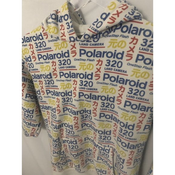 Polaroid Boys M All Over Print Graphic Hoodie Pullover - Picture 3 of 6